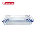 Plateau de cuisson en verre borosilicaté 3pcs personnalisé